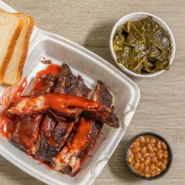Beef Rib Dinner.