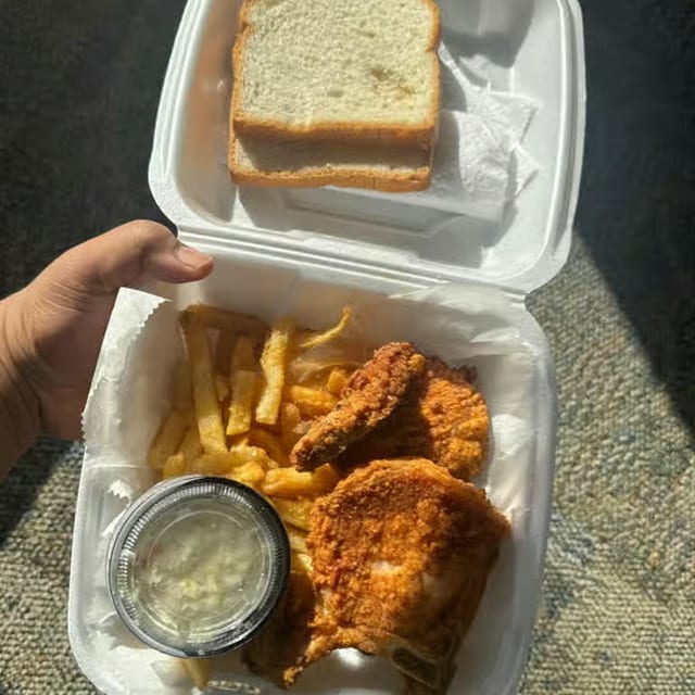 Pork Chop Dinner.