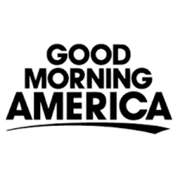 The "Good Morning America" logo in black text on a white background.