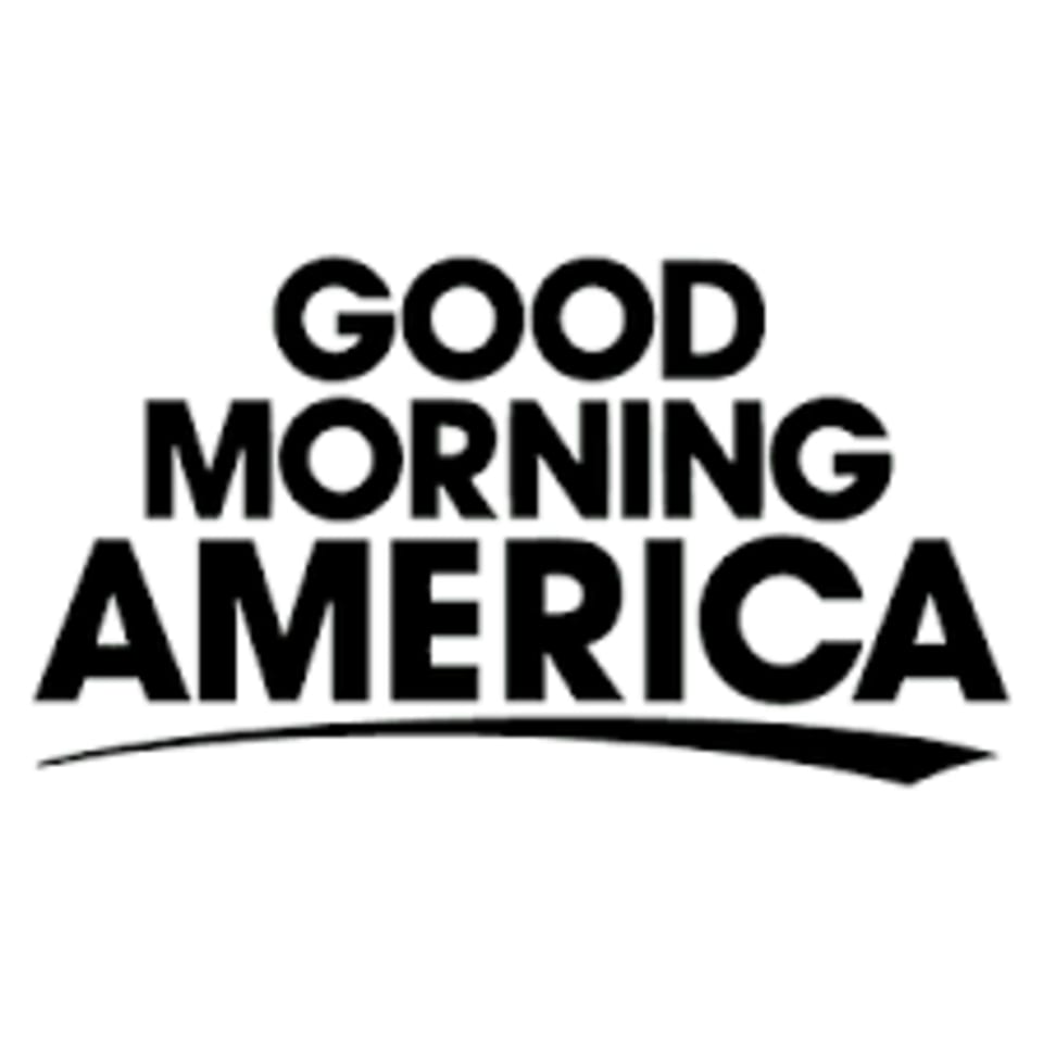 The "Good Morning America" logo in black text on a white background.